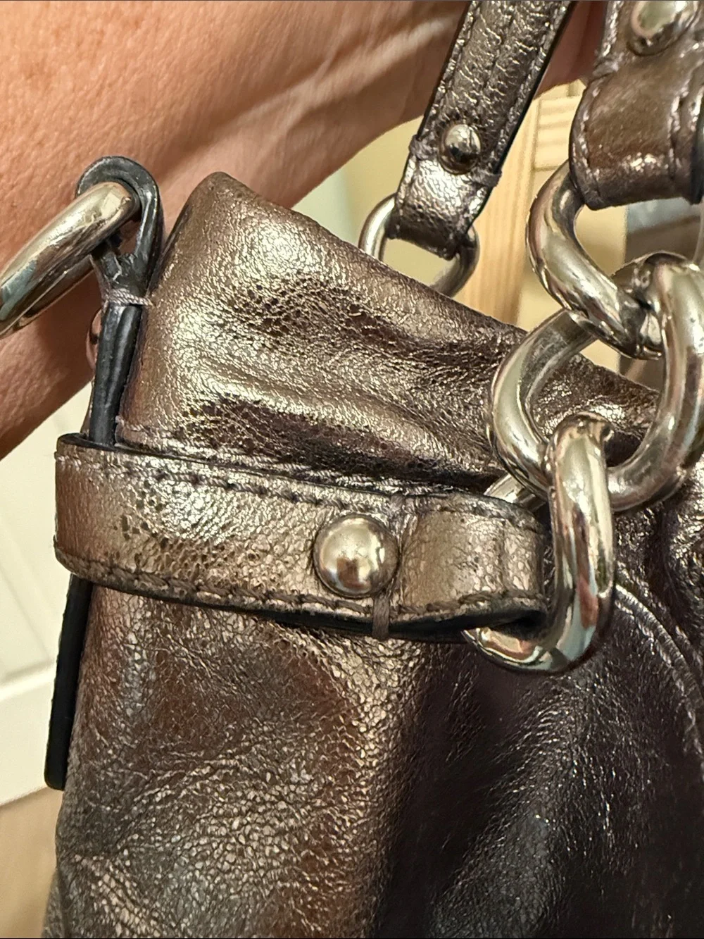 Coach stylish metallic